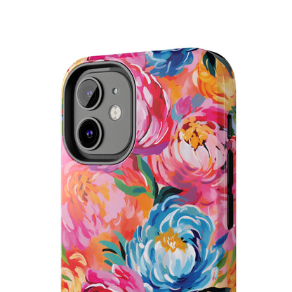 Painted Peonies iPhone Case