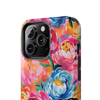 Painted Peonies iPhone Case