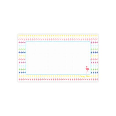 Flamingo Stripe Dot Grid Giant Post-it® Notepad